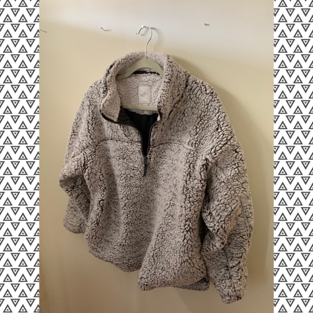 Elodie Faux Shearling Pullover